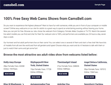 Tablet Screenshot of camsbell.com